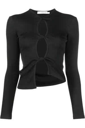 CHRISTOPHER ESBER Twisted-effect cut-out top