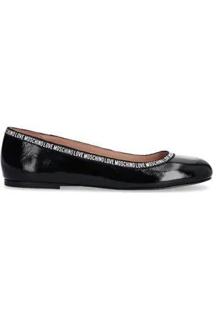 Moschino Logo-trim ballet flats