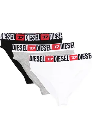 Diesel Logo-waistband briefs (pack of three)