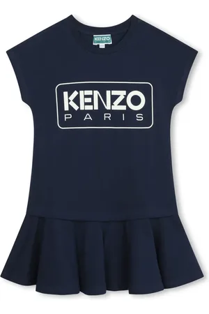 Kenzo Logo-print cotton minidress