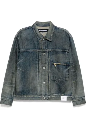 NEIGHBORHOOD Washed-effect denim jacket
