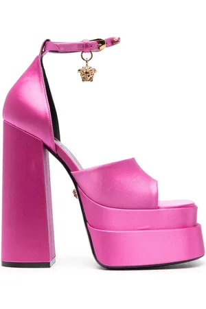 VERSACE Medusa charm platform sandals