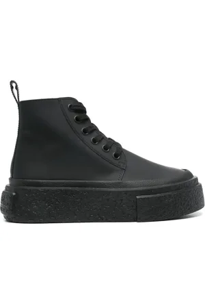 Maison Margiela Leather lace-up sneakers