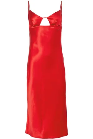FLEUR DU MAL Keyhole slip dress