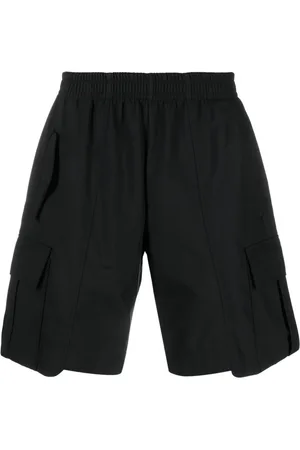 Styland X notRainProof elasticated-waistband cargo shorts