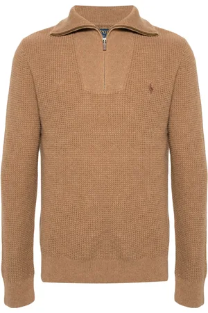 Ralph Lauren Waffle knit zip-up jumper