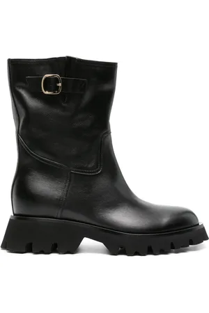 santoni Zip-up ankle leather boots