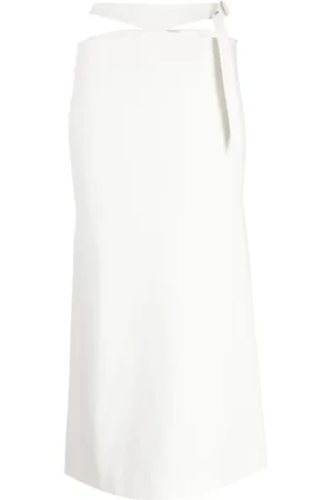 The Attico Cut-out midi skirt