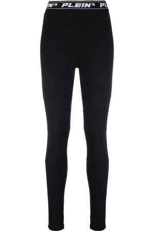Philipp Plein Logo-waistband leggings