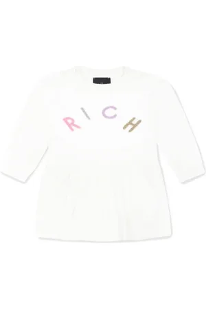 John Richmond Logo-raised mini dress