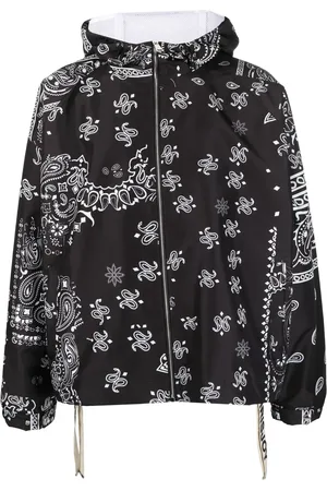Khrisjoy Paisley-embroidery hooded jacket