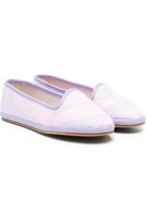 PUCCI Junior Patterned slip-on ballerinas