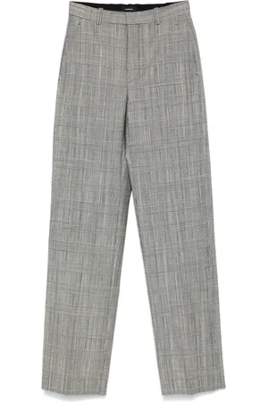 WARDROBE.NYC Prince of Wales-pattern straight trousers