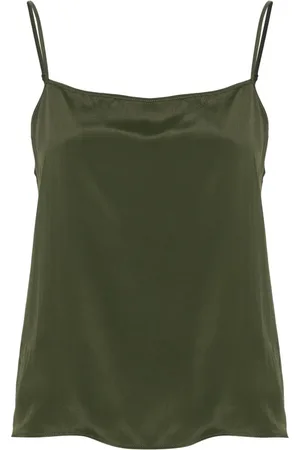 Fabiana Filippi Crepe de chine slip top