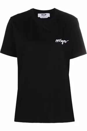 Msgm Chest-logo crewneck T-shirt