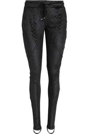 AMIR SLAMA Lurex-detail leggings