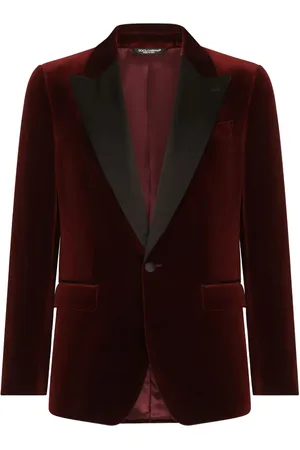 Dolce & Gabbana Single-breasted velvet blazer