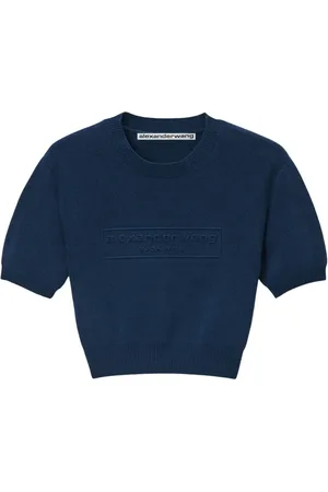 Alexander Wang Logo-embossed T-shirt