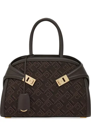 Salvatore Ferragamo Small Hug jacquard handbag