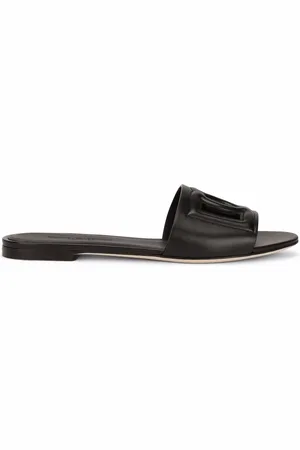 Dolce & Gabbana DG Logo leather sandals
