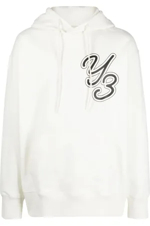 Y-3 Logo-print organic cotton hoodie