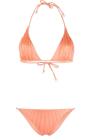 Noire Swimwear Gathered bikini set