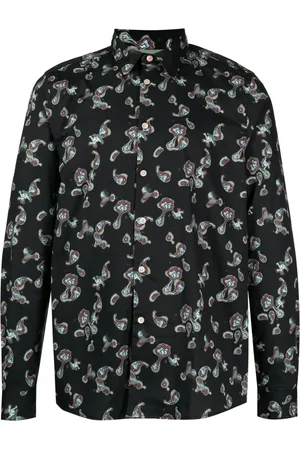 Paul Smith Paisley-print organic cotton shirt