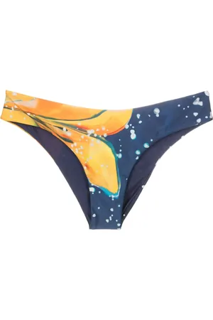 Lenny Niemeyer Abstract-print mid-rise bikini bottoms