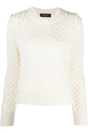 Fabiana Filippi Open-knit long-sleeve jumper