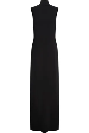 Alberta Ferretti High neck open-back dress