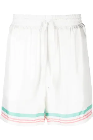 Casablanca Tennis Club Icon silk shorts