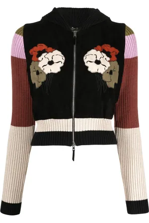 Etro Hooded wool zip-up cardigan