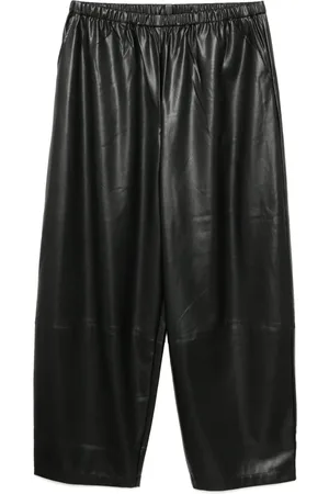 B+AB Faux-leather trousers