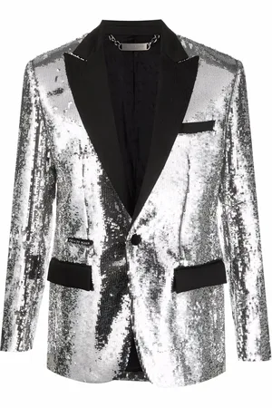 Philipp Plein Sequin-embellished single-breasted blazer