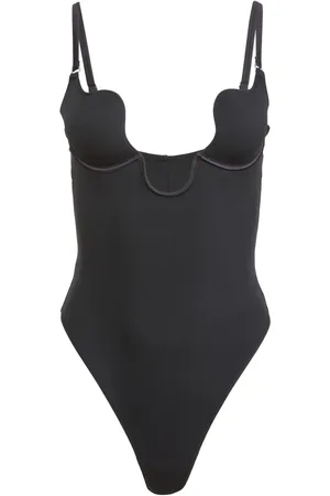 FLEUR DU MAL Le Stretch micro seduce U-plunge bodysuit