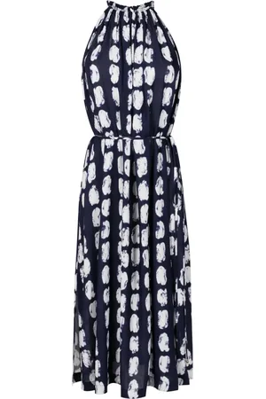 Lenny Niemeyer Abstract-print halterneck midi dress
