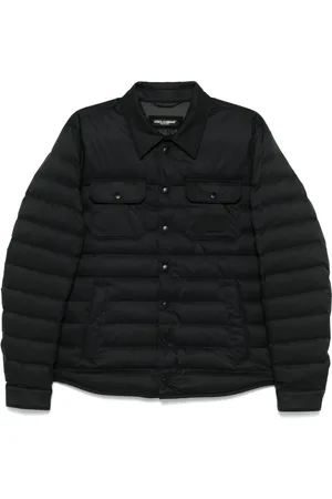 Dolce & Gabbana Logo-patch puffer jacket