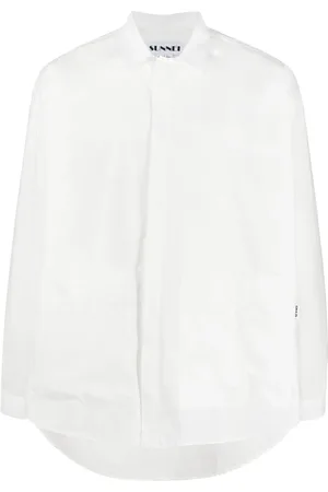 SUNNEI Slogan loose fittin cotton shirt