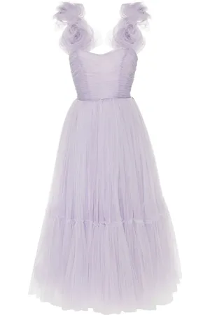 Ana Radu Floral-appliqu?? gown