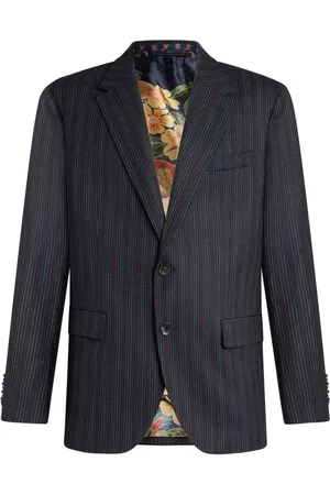 Etro Pinstriped wool blazer