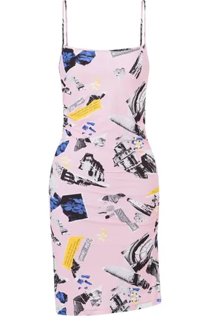 Moschino Collage-print mini dress