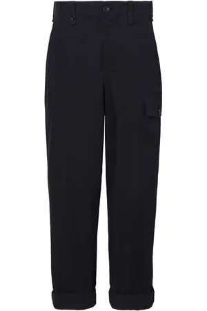 Proenza Schouler High-rise cotton-linen blend trousers