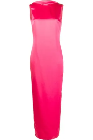 VERSACE Cowl-back gown