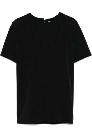 Agnona Motif-jacquard T-shirt