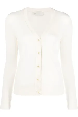 Tory Burch Logo-buttons knit cardigan