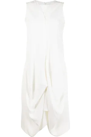 GOEN.J Draped sleeveless dress