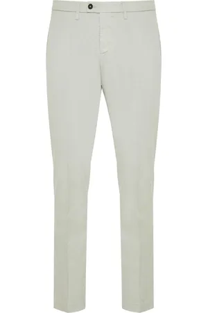 corneliani Pressed-crease trousers