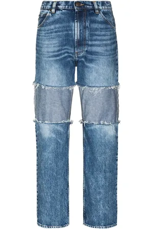 Maison Margiela Reverse-panel high-rise boyfriend jeans