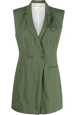 Fabiana Filippi Sleeveless double-breasted blazer