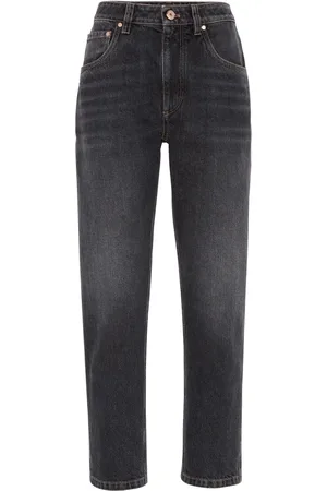 Brunello Cucinelli Straight-leg cropped jeans